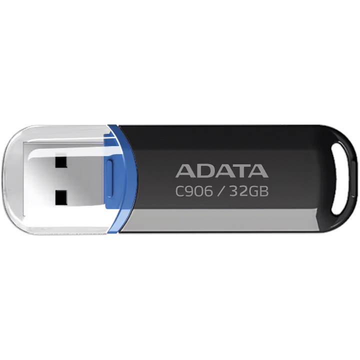 Stick memorie USB Flash Drive Adata C906, 32GB, USB 2.0, negru