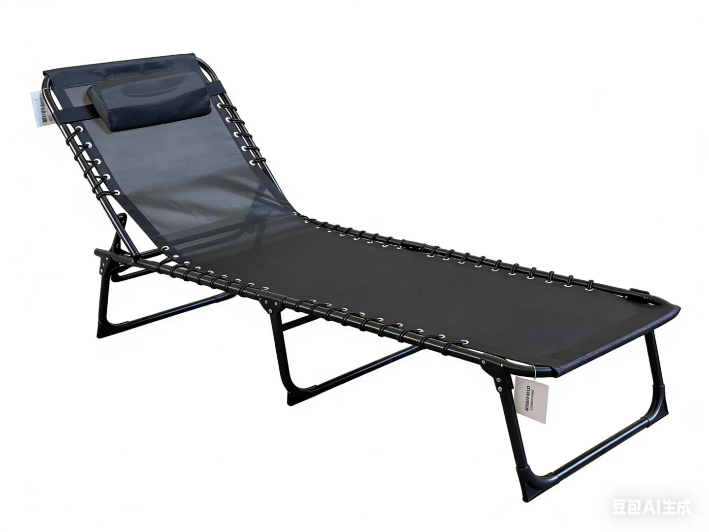 SEZLONG REGLABIL 189*58*30CM, Black Heinner
