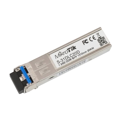 Modul SFP, 1.25G, Dual LC MM, 20km, 1310nm - Mikrotik S-31DLC20D