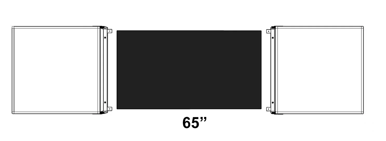 Cabinet whiteboard pentru display interactiv 65"