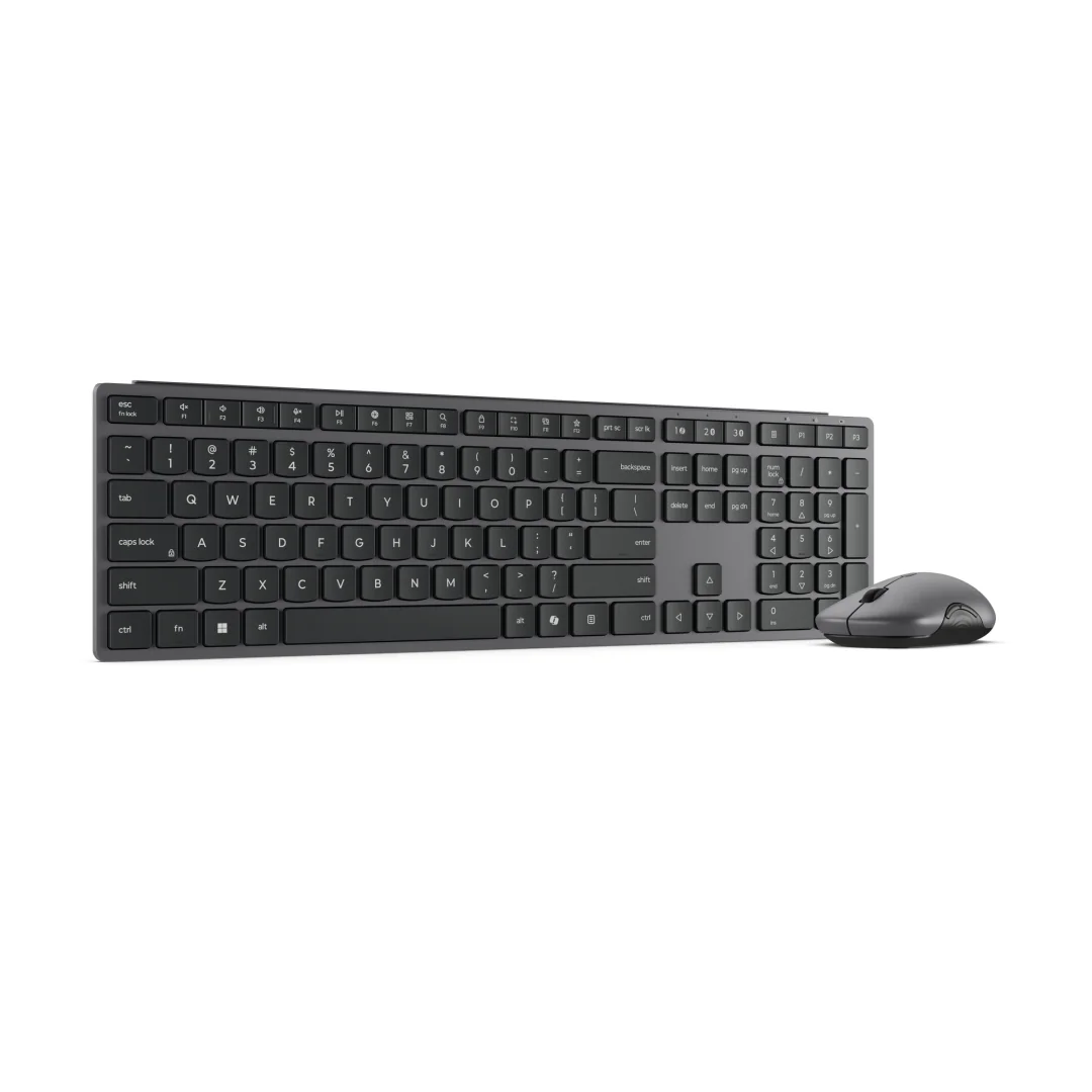 Kit wireless mouse & tastatura Lenovo 700 Modern Multi-Device Wireless Combo cu stand pentru teleofon; Mouse: pana la 4000DPI cu senzor: IR; numar de butoane: 8; conectivitate: receptor USB-A 2.4G si Bluetooth 5.4; layout tastatura: US; compatibil cu