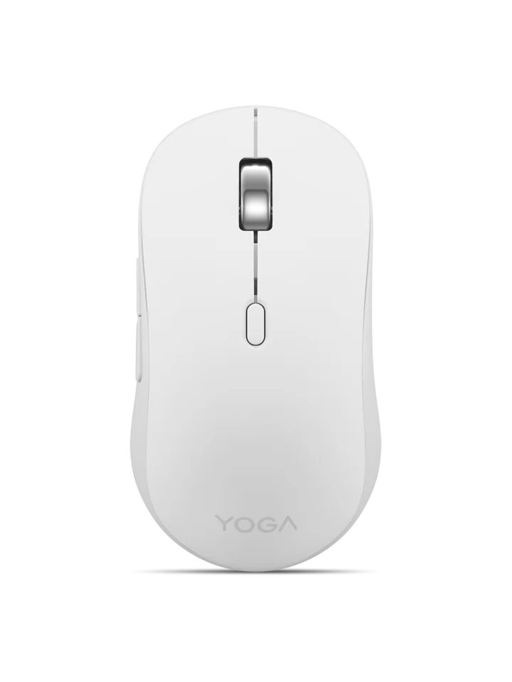 Mouse silentios Bluetooth Lenovo Yoga; pana la 4000DPI; tip: full size ambidextru; senzor: IR optic; numar de butoane: 6 (programabile); conectivitate: Bluetooth 5.3, se poate conecta la 3 dispozitive; greutate: 88g; compatibil cu Windows 10, Windows 11;