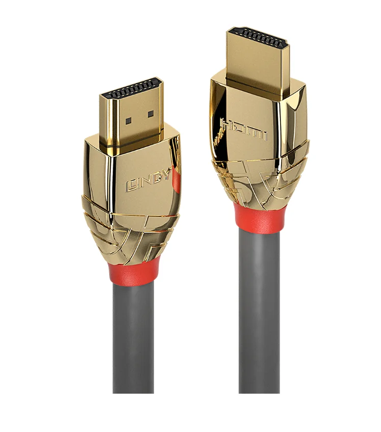 Cablu HDMI High Speed, 2 m, Lindy, Gold Line 37862 Lindy