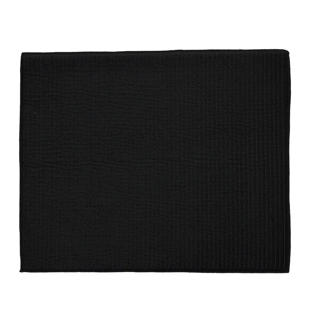 SUPORT MICROFIBRĂ PENTRU VASE NEGRU Heinner