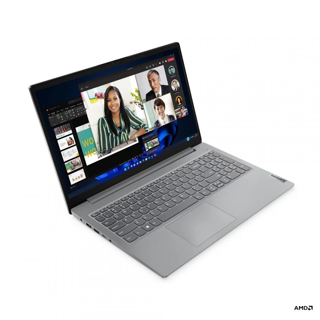 Laptop SMB Lenovo V15 G4 AMN, cu procesor AMD Ryzen 5 7520U, 15.6'' FHD TN, 16 GB DDR5, 512 GB SSD, AMD Radeon 610M, Windows 11 Pro