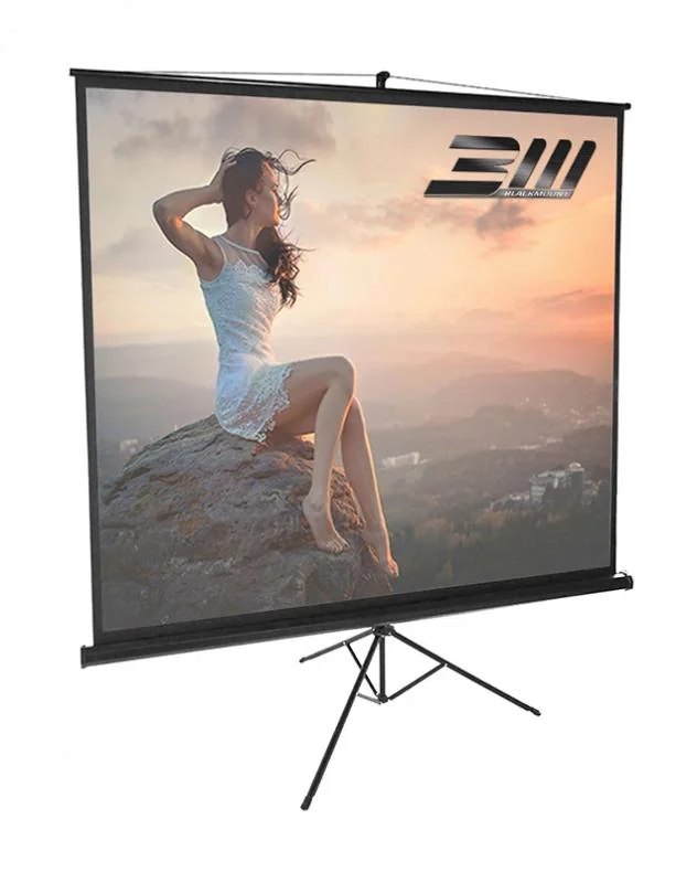 Ecran proiectie trepied, 200 x 200 cm, BlackMount, Format 1:1 Blackmount