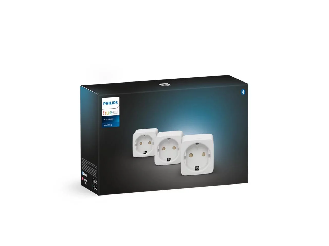 Set 3 Prize Inteligente PHILIPS Hue Smart Plug tip F alb 220-240V 2300W ZigBee Bluetooth | compatibil Alexa Siri Google Assistant Philips Hue