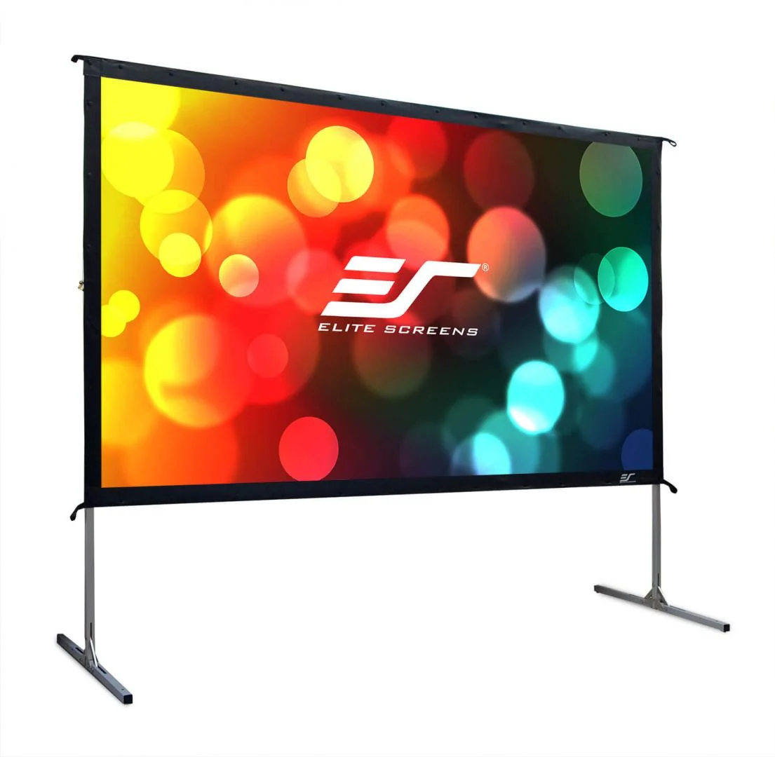 Ecran proiectie portabil, 332 x 187 cm, FRONT / REAR, EliteScreens Yard Master 2 Dual OMS150H2-DUAL, format 16:9 Elitescreens