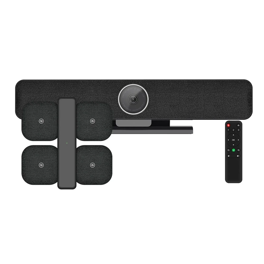 Sistem videoconferinta pt. sali de dimensiuni medii, WDI-TB5W, 4K AI Facetracking, Speaker, Mics, DSP, 10m pick up range Wedoinnov