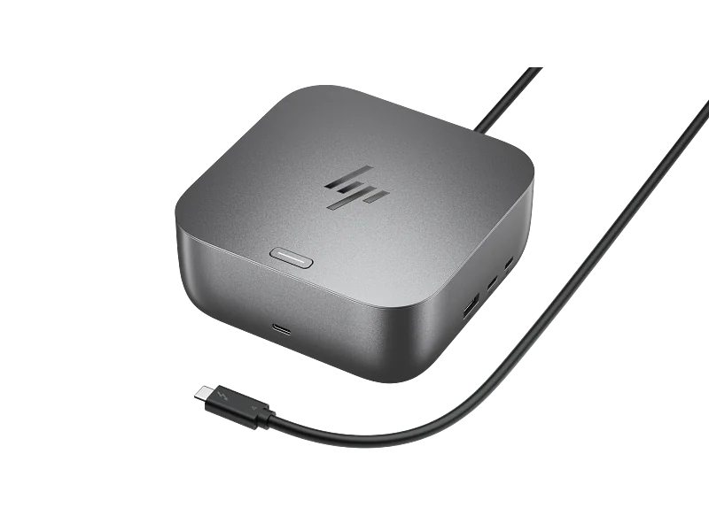 Dock Thunderbolt 4 G6 100W, Dimensiuni: 12.1 x 12.1 x 4.95 cm, Greutate: 0.74Kg, 3yw HP