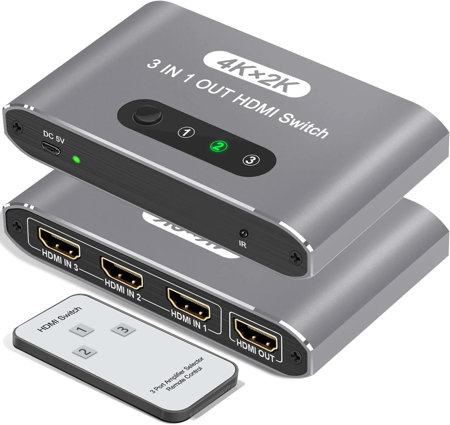 DSW-HDMI-35 HDMI interface switch 3 ports built-in cable Gembird