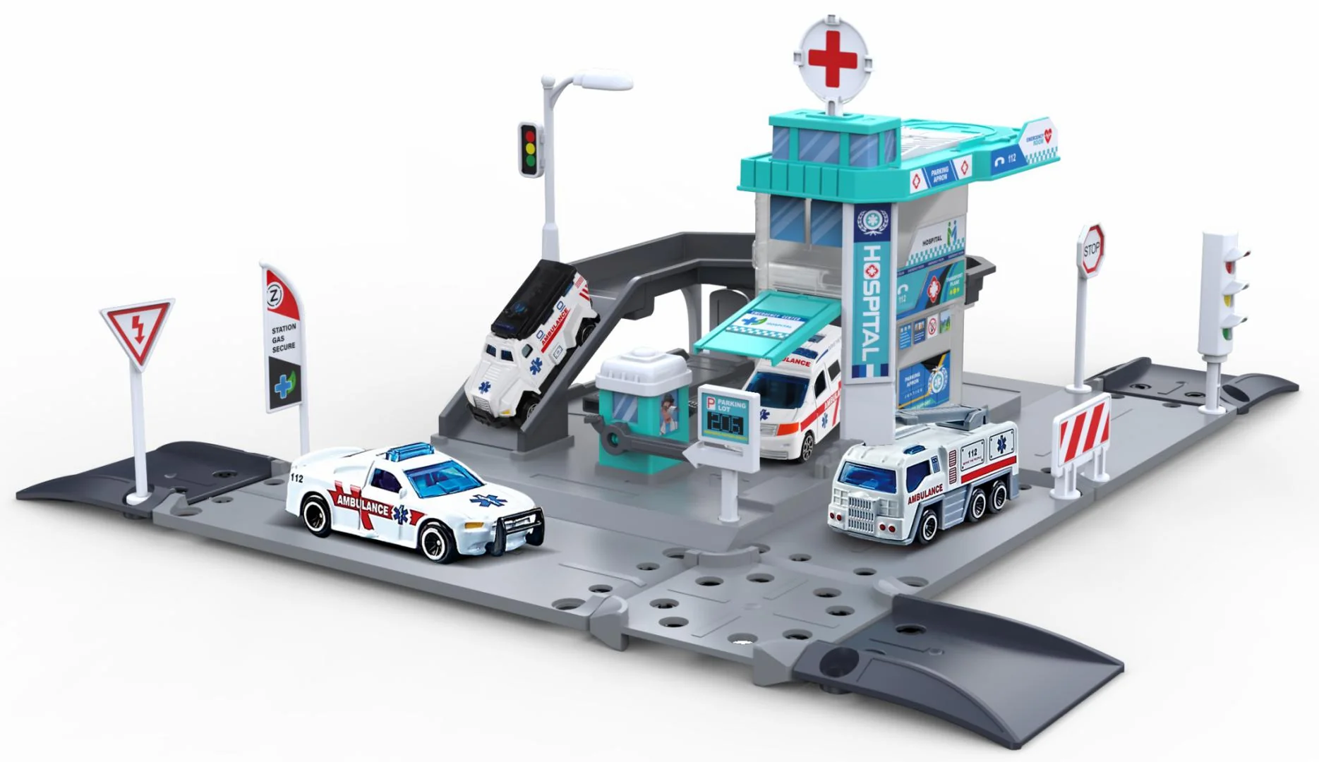 MACHETA DIE CAST, PARCARE, SCARA MASINUTA 1/64, DIMENSIUNE MASINUTA 7.5CM, DIMENSIUNE PARCARE 36 CM Cevodle