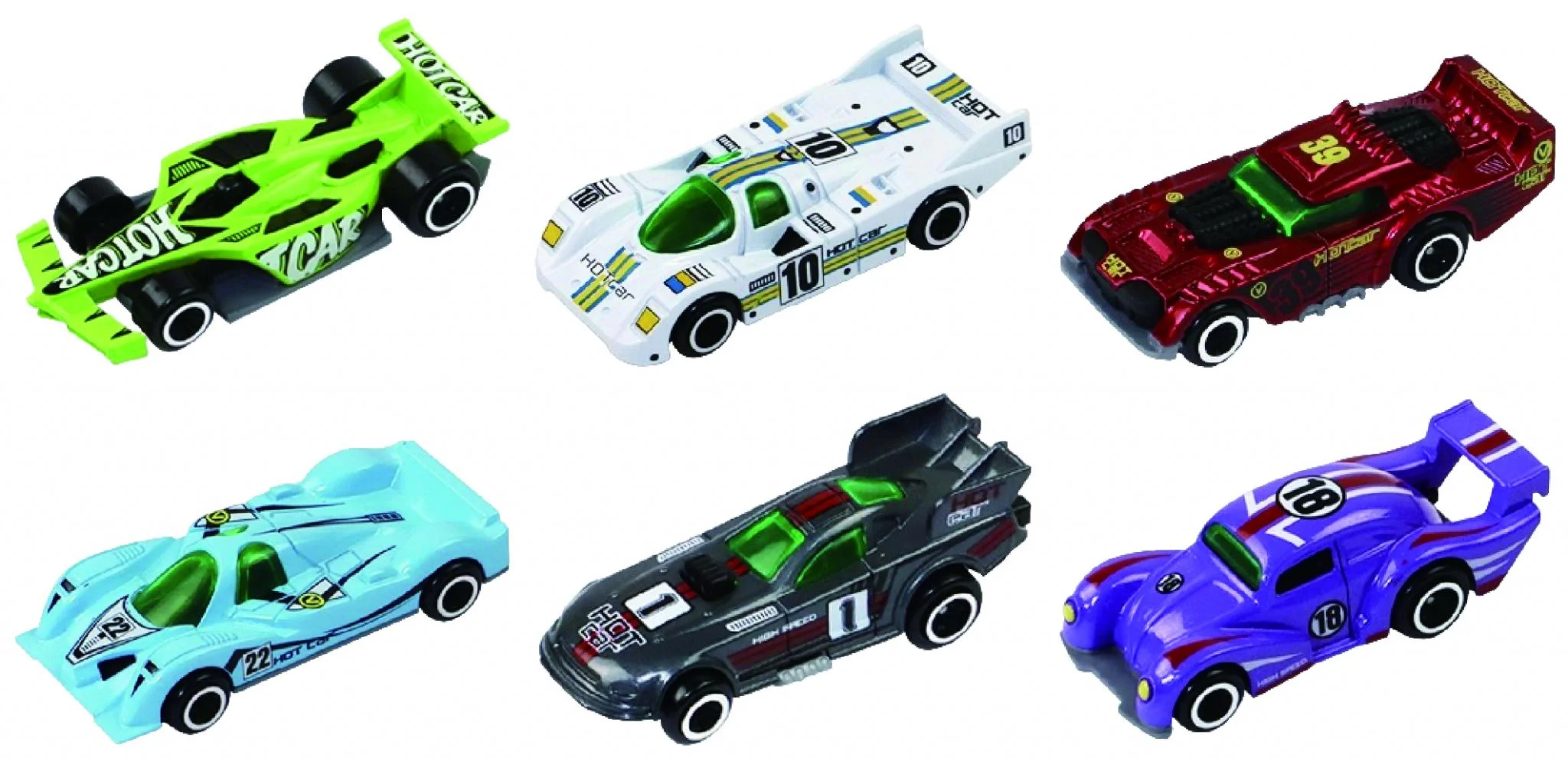 MACHETA DIE CAST, SET 3 MASINI CURSE, SCARA 1/64, 7.5CM, DIVERSE MODELE SI CULORI- VERDE, ALB, ROSU, BLEU, GRI, ALBASTRU DESCHIS, PORTOCALIU, NEGRU, ALBASTRU, PORTOCALIU DESCHIS, GALBEN Cevodle