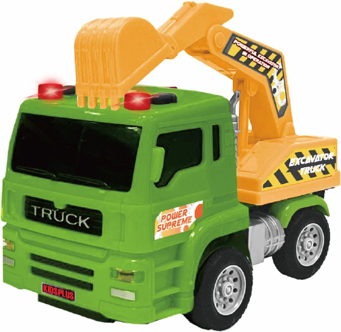 VEHICULE CU LUMINI, SUNETE SI FRICTIUNE, SCARA 1/24, DIVERSE MODELE- EXCAVATOR, MACARA SI BASCULANTA Cevodle
