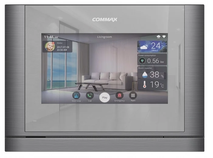 MONITOR COLOR TOUCHSCREEN 7" WIRELESS
