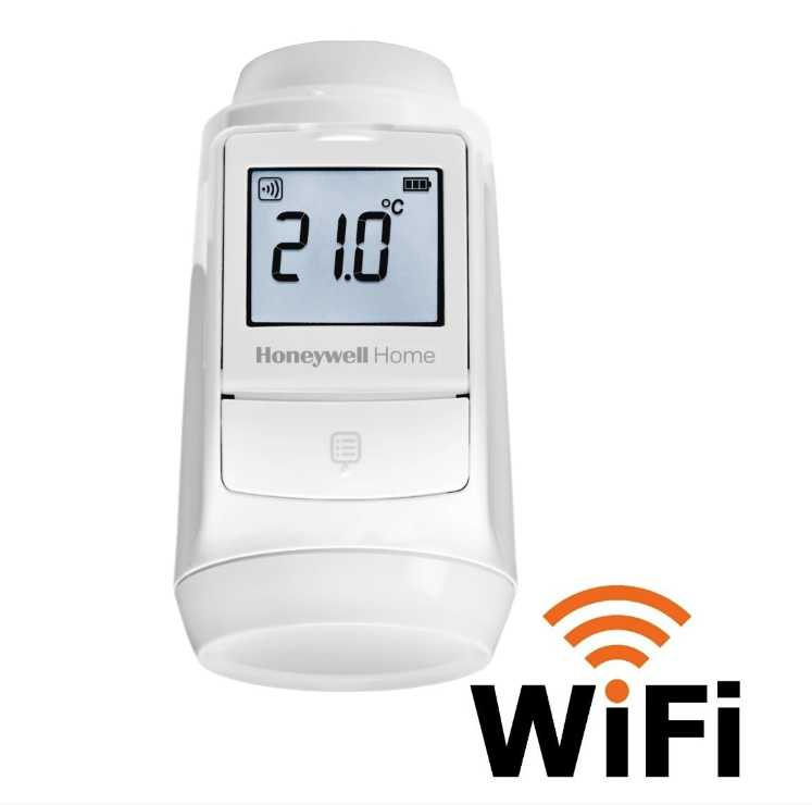 Cap termostatic de radiator cu afisaj digital, Honeywell HR93EE;  comunica wireless cu Evohome | Altamag.ro
