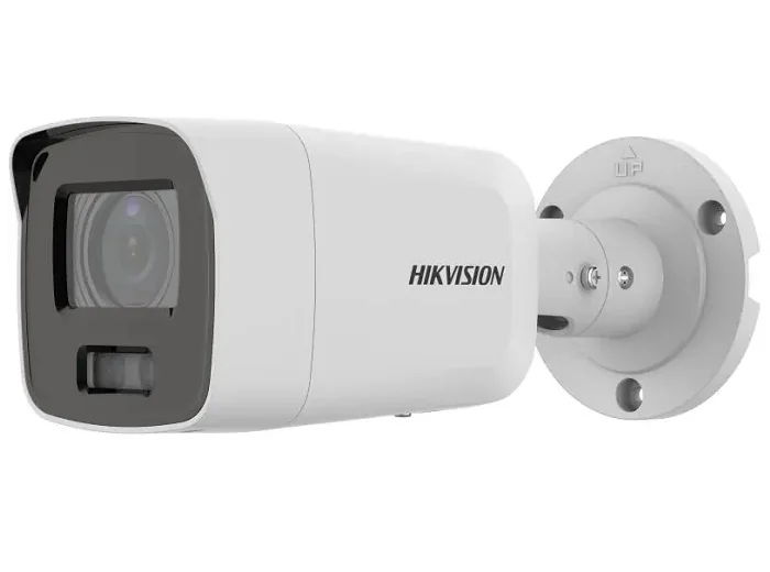 Camera IP Bullet Hikvision DS-2CD2087G2H-LIU, 8MP, lentila 2.8mm, IR 40m, fara lumina stroboscopica Hikvision