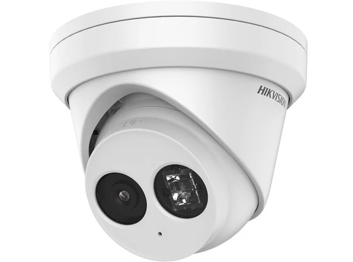 Camera supraveghere Hikvision IP Turret DS-2CD2383G2-IU, 8MP, IR 30m, lentila 2.8mm, microfon incorporat Hikvision