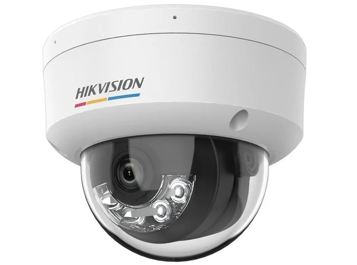 Camera de supraveghere IP Hikvision ColorVu Dual Light Dome DS-2CD1147G2H-LIU-2.8mm, 4MP, IR 30m, WL 30m, PoE Hikvision