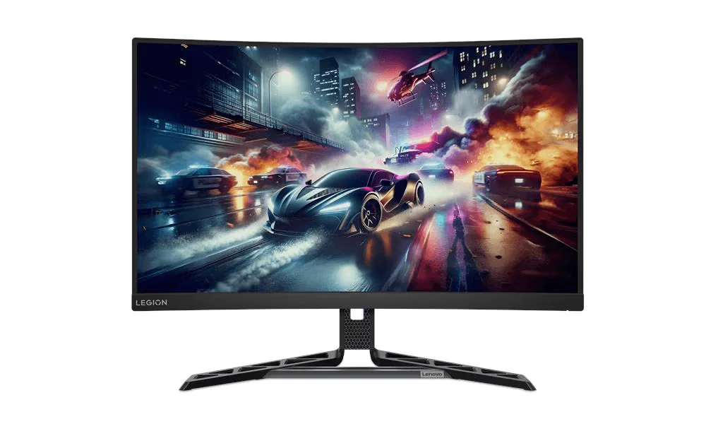 Monitor Gaming 27" Lenovo Legion R27qc-30, LED, Vertical Alignment, 2560x1440; 60Hz; 16:9; Anti-glare; Display color: 16.7 Million; Color Gamut: 45% NTSC, 0.5 ms (MPRT) / 1 ms (Level 4) / 2 ms (Level 3) / 3 ms (Level 2) / 4 ms (Level 1), 350 cd/m² cd/m²,