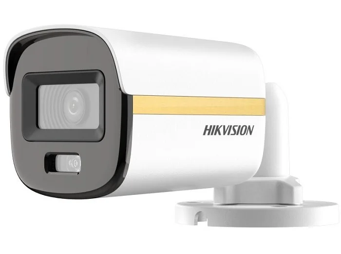 Camera supraveghere Hikvision ANHD Mini Bullet DS-2CE10KF3T-LE, 5MP, 3K ColorVu dual-light, IR/lumina alba 20m, PoC Hikvision