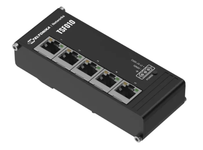 TSF010 - SWITCH FLAT INDUSTRIAL, 5 X 10/100
