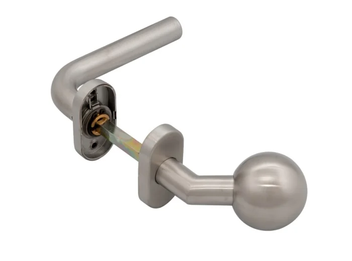 SET CLANTA CU MANER FIX LA 45 GRADE, DIN INOX Yli Eternit