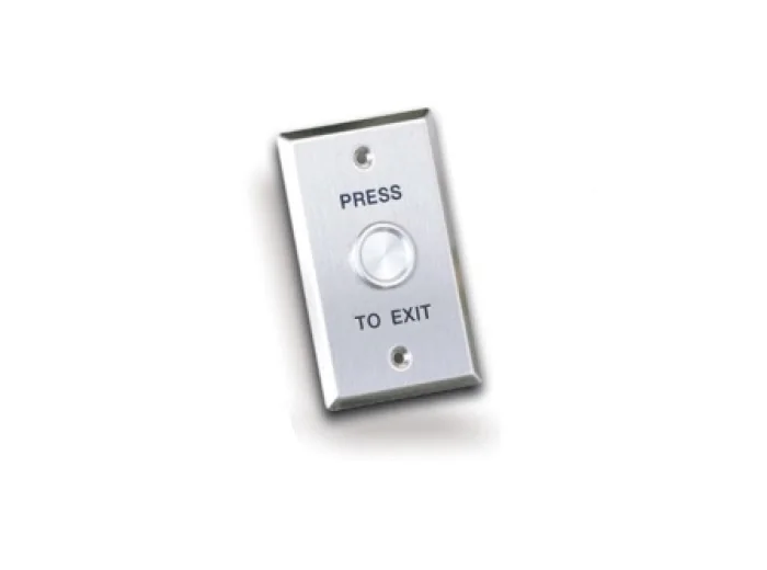 BUTON EXIT CU SWITCH DIN ALUMINIU, NO Secpral