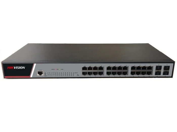 SWITCH CU 28 PORTURI GIGABIT (24 X RJ45, 4 X SFP)