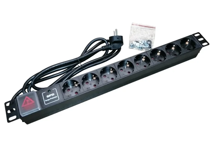 PDU, 19", CU 8 PRIZE SCHUKO, CABLU 2M