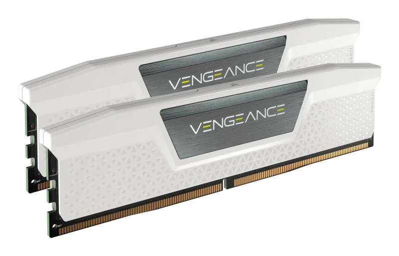 Memorie Corsair VENGEANCE 32GB DDR5, KIT 2x16 GB, 6000MT/s, CL36, 1.35V, Alb