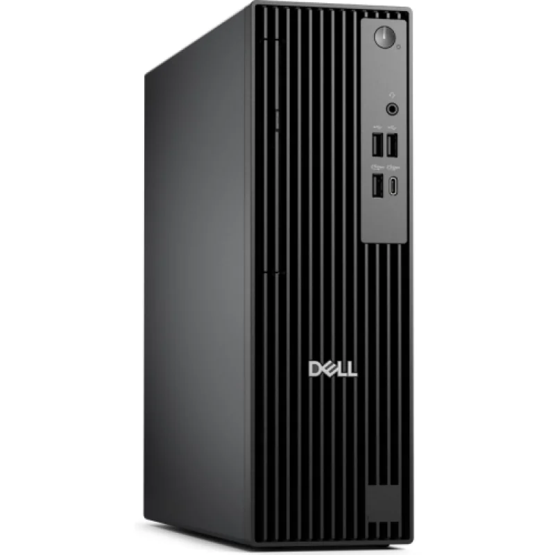 Dell Pro Slim QCS1255, 180W Bronze PSU, ENERGY STAR Qualified, EPEAT Silver with Climate+, AMD Ryzen(TM) 7 8700G (16 TOPS NPU, 8 cores, up to 5.1GHz), Integrated Graphics, 16 GB: 1 x 16 GB, DDR5, up to 4800 MT/s, non-ECC, 512GB SSD, Internal speaker,