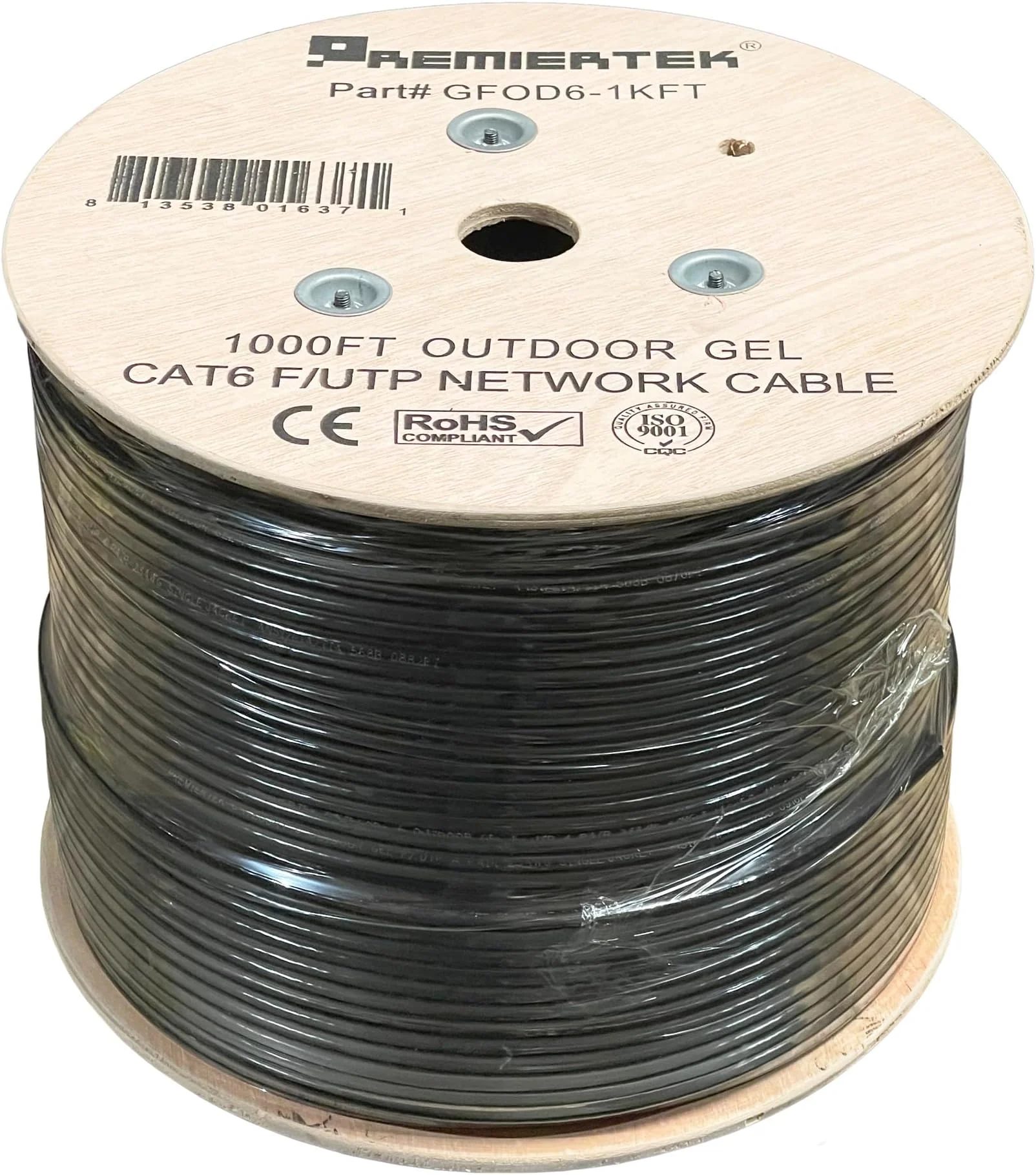 GEMBIRD CAT6 FTP LAN Gel filled outdoor cable solid 305m black