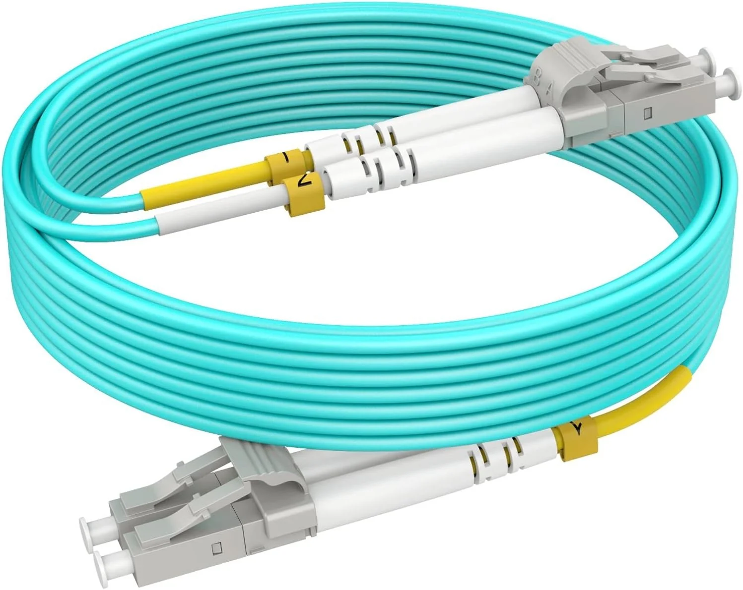 Multimode Duplex OM4 50/125 Fiber Optic Cable LC/LC 20m Gembird