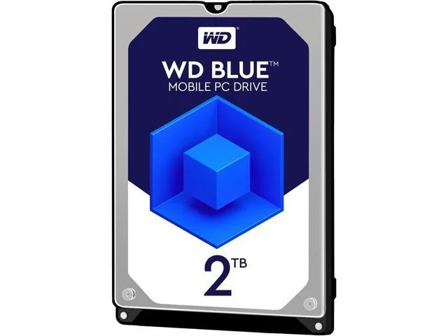 HDD intern WD, BLUE, 2.5", 2TB SATA3, 5400rpm, 128MB