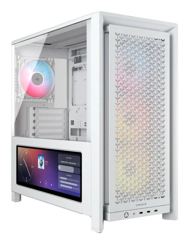 CR CASE 4000D LCD RS ARGB Premium Mid-Tower White Corsair