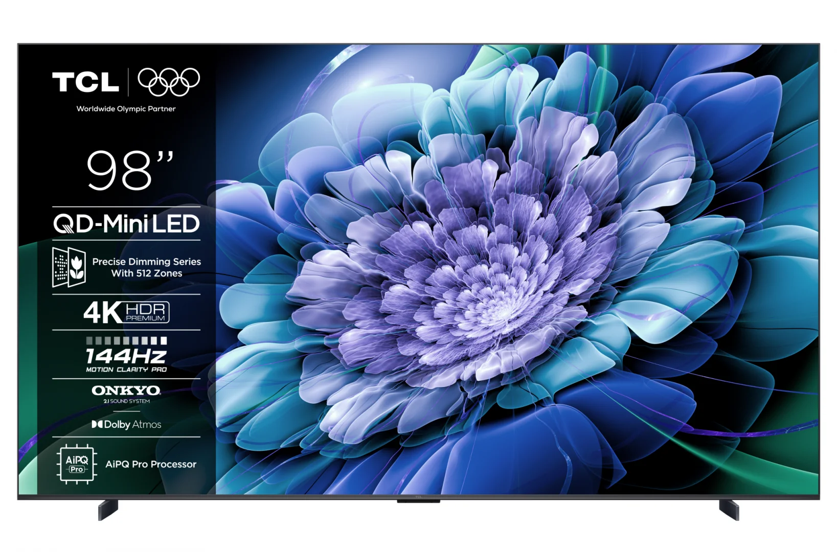 Televizor TCL MiniLed 98C61K, 248 cm, Smart Google TV, 4K, 120Hz TCL
