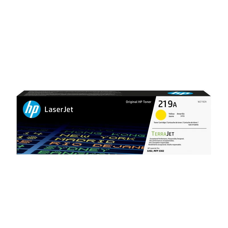 Toner HP W2192A  yellow,1.2 k, nr 219A,HP LaserJet Pro 3201,3204, 3288, 3302 HP