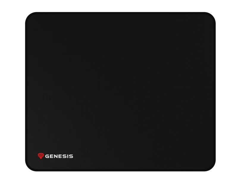 GENESIS Carbon 500 M Logo. Width: 250 mm, Depth: 300 mm. Product colour: Black, Surface coloration: Monochromatic, Material: Fabric,  Rubber, Gaming mouse pad