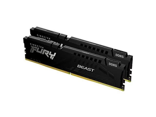 Memorie RAM Kingston DDR5 64GB 6000Mhz CL30 1.4V Dual Channel Kit Fury Beast Black EXPO Kingston