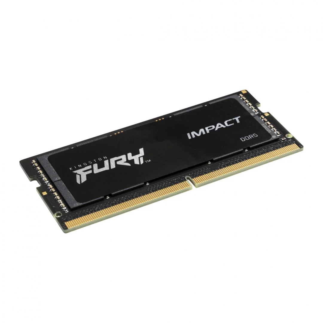 Memorie RAM notebook Kingston Fury Impact, SODIMM, DDR5, 16GB, CL38, 4800MHz Kingston