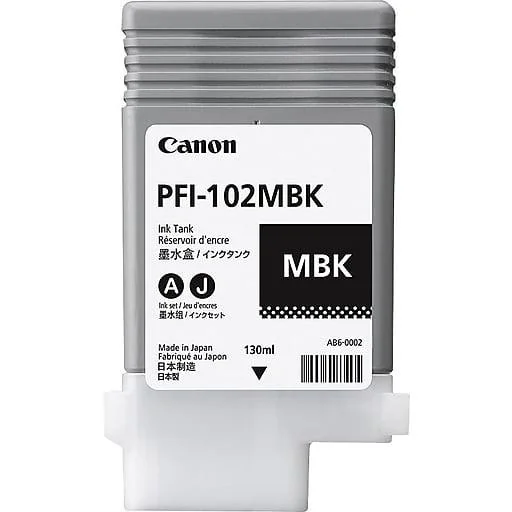 Cartus cerneala Canon PFI-120MBK, matte black, capacitate 130ml, pentru Canon TM 200/205/300/305. Canon