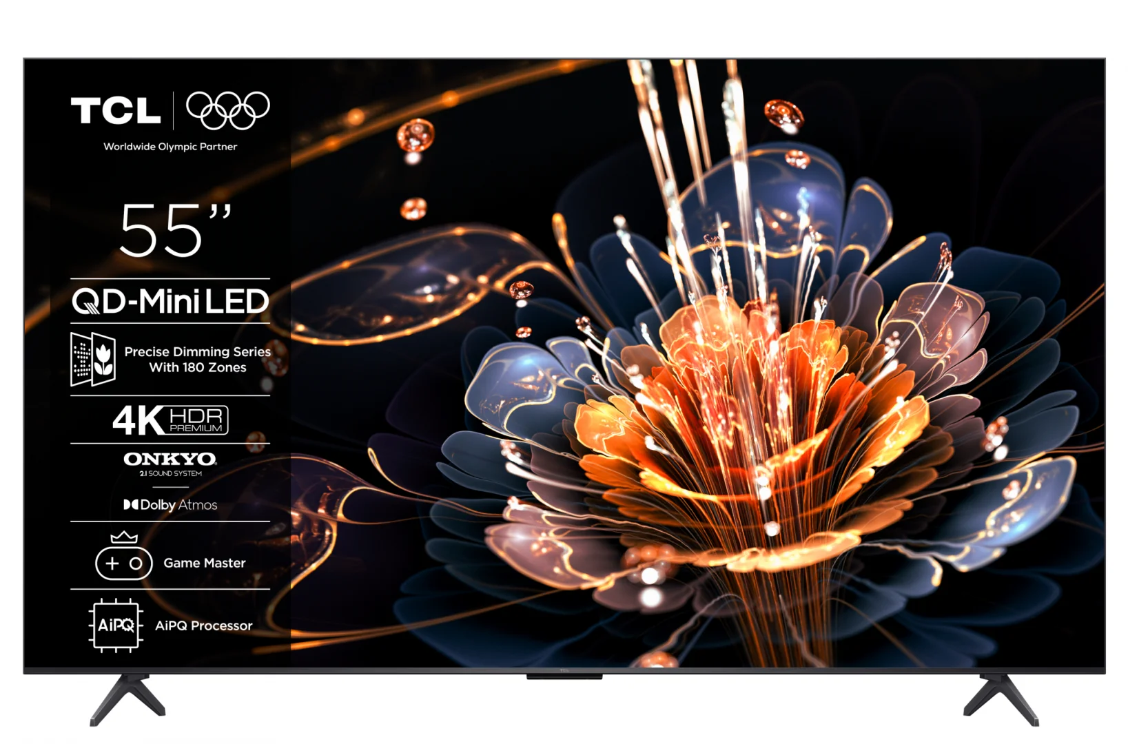 Televizor TCL Mini LED 55C61KS, 139 cm, Smart Google TV, 4K Ultra HD, (Model 2025) TCL