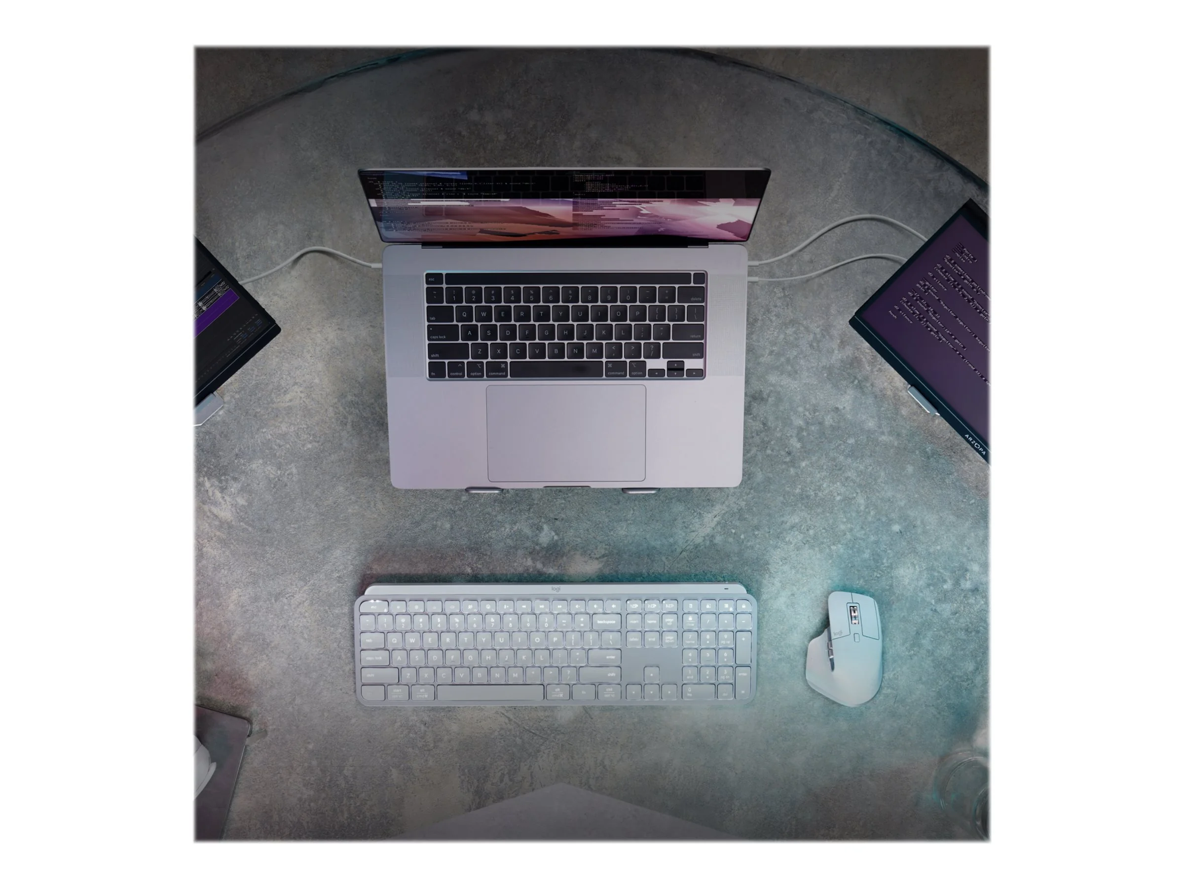 LOGITECH MX Keys S - PALE GREY - (US) INTL - BT - N/A - INTNL-973