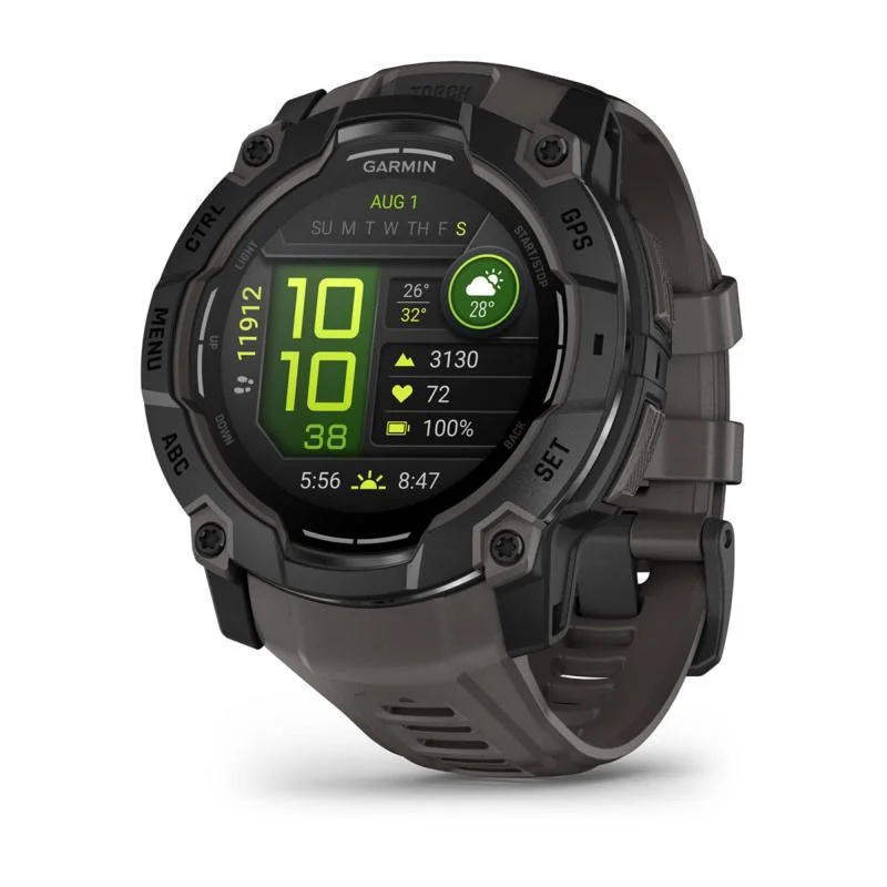 Ceas inteligent Garmin Instinct® 3 – 50 mm, AMOLED, autonomie Până la 24 zile (9 zile cu afişaj permanent), rezolutie afisaj 416 x 416 pixeli Garmin