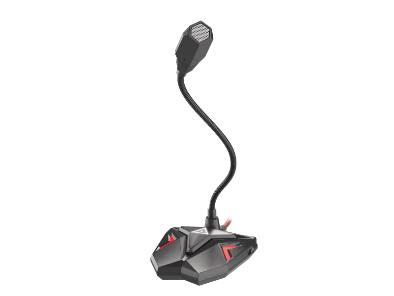 Microfon Genesis Radium 100, omnidirectional, frecventa raspuns 50 - 16000 Hz, lungime cablu 150cm, negru Genesis