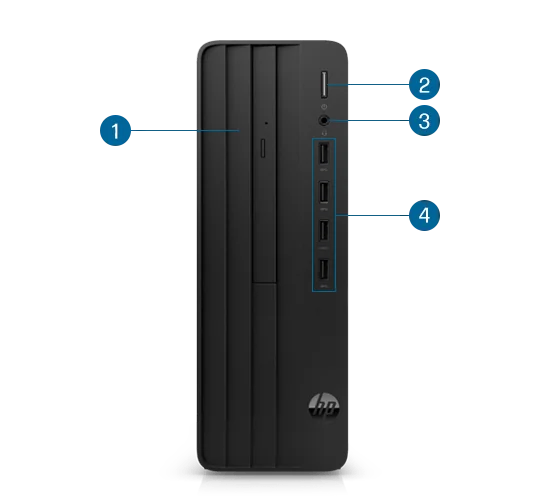 HP 280 G9 SFF, Intel® Core™ i5-12400, 8GB DDR4 256GB NVME