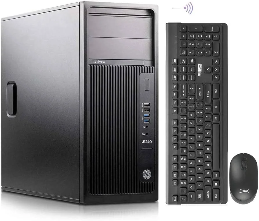 HP Z240 Tower, Intel® i7-6700K, 8GB DDR4, 240GB Kingston SSD  QuadroP2000