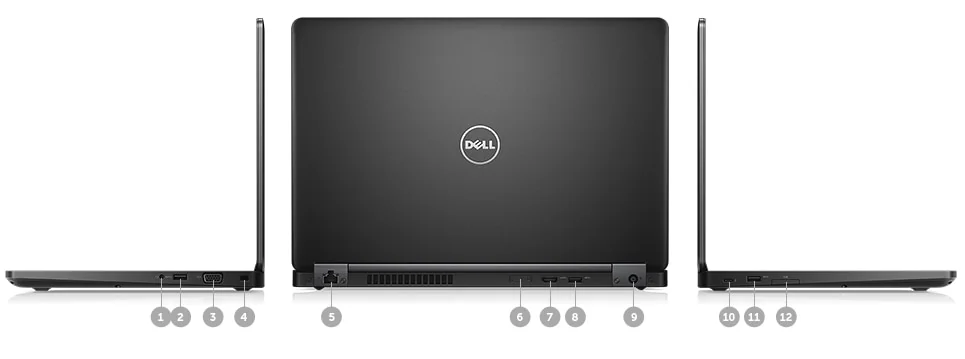DELL, LATITUDE 5480, 14", i5-7200U, 8GB, 256 SSD