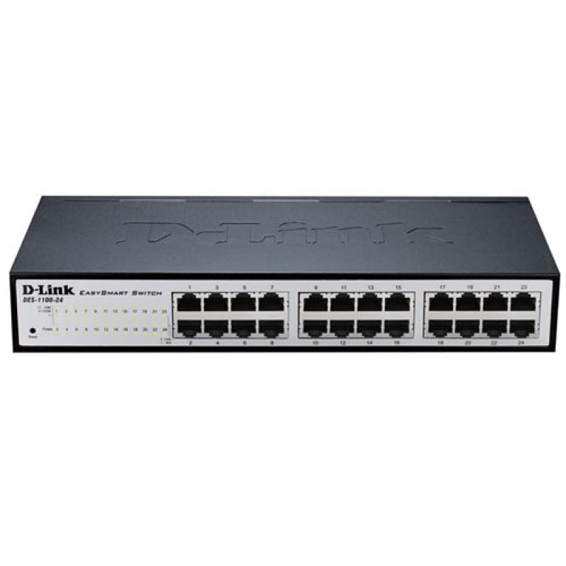 D-Link DGS-1100-24V2. Switch type: Managed, Switch layer: L2. Basic switching RJ-45 Ethernet ports type: Gigabit Ethernet (10